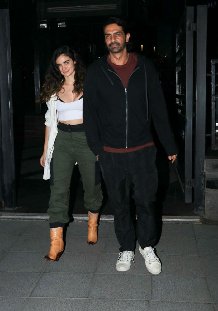 Arjun Rampal and Gabriella Demetriades