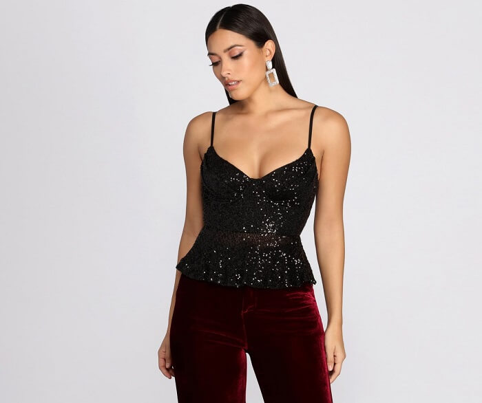 Sequined Blouse 