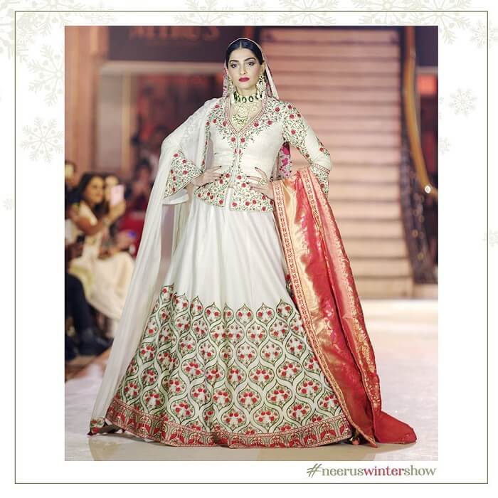 Neerus India - A lehenga that is as special as your wedding day ❤️ Made  with a blend of modern colors of Maroon and Golden, this outfit is an  eye-pleaser. It has