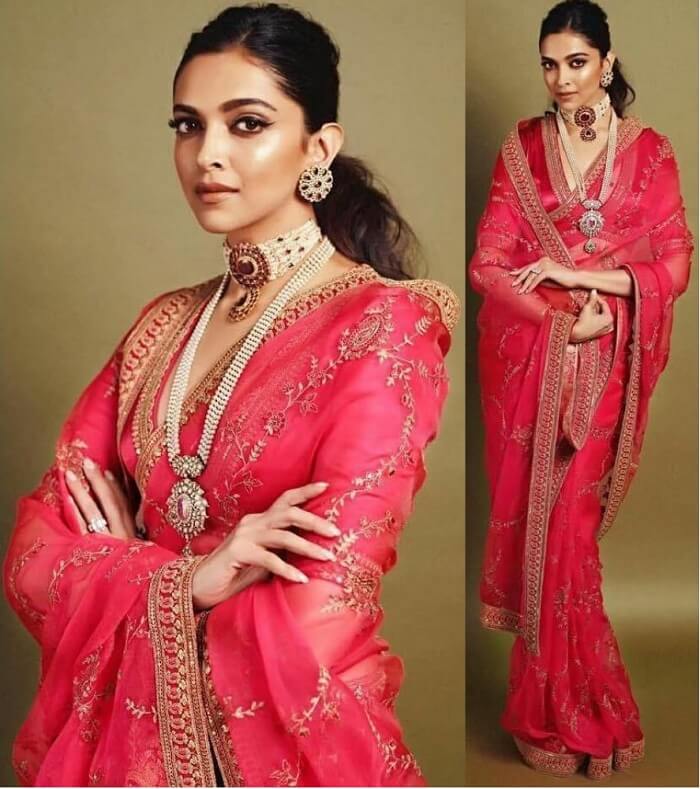 Deepika Padukone flaunting Indian traditional looks with amazing sarees ...