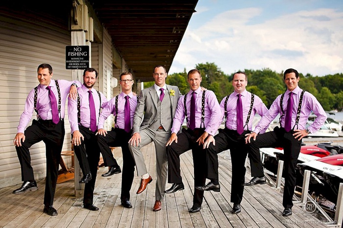 Wedding-Purple-theme-Groomsmen-Suits-dress-code-ideas