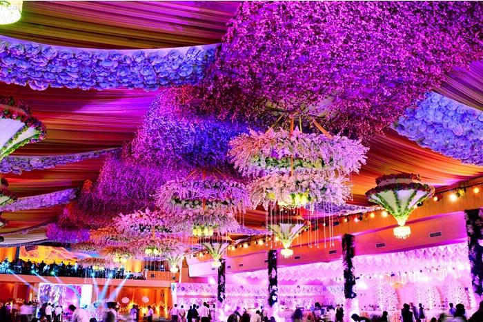 wedding-decor-ideas-with-chandelier-flowers-&-lights-verbena