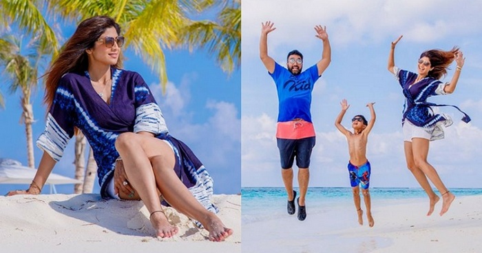 shilpa-shetty-maldives-vacation-with-family