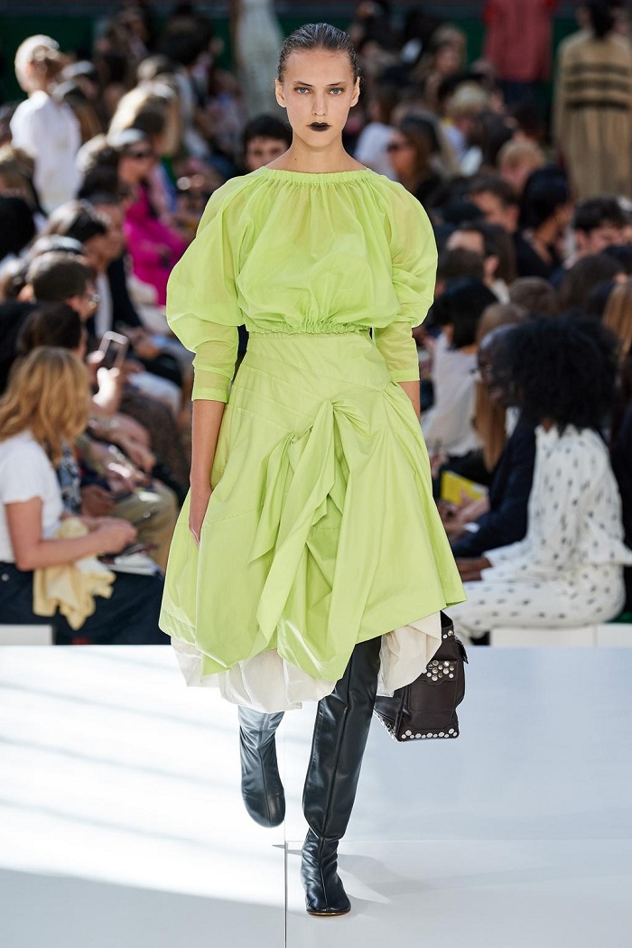 Spring Fashion Trends Bright Green London fashion Week Verbena 2020