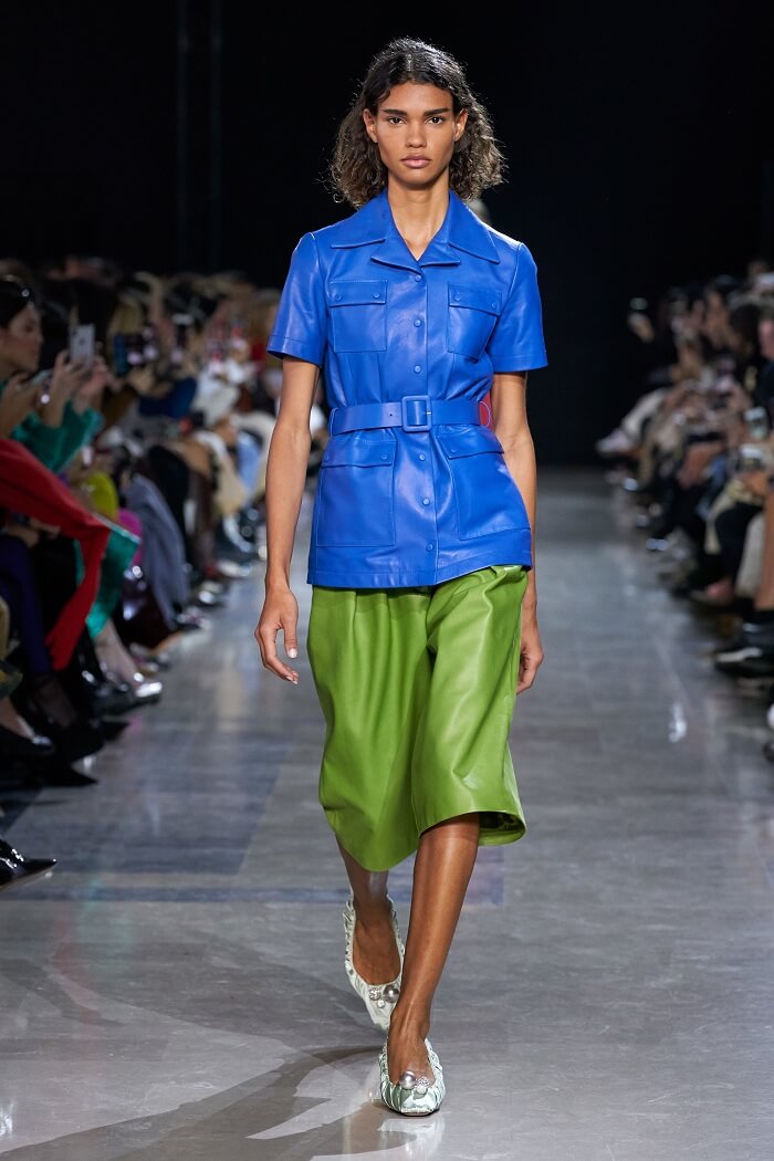 Spring Fashion Trends Milan fashion Week Punchy Leather Verbena 2020
