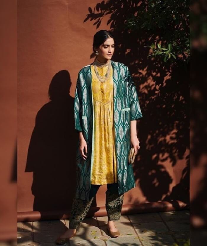 Sonam kapoor ahuja kurta unconventional kurta Verbena Shaadidukaan 11